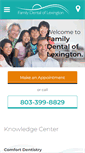 Mobile Screenshot of familydentaloflexington.com